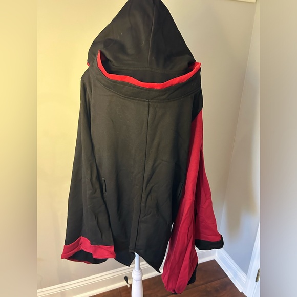 Iro-Iro black and red kimono-sleeve sweatshirt - Picture 5 of 6